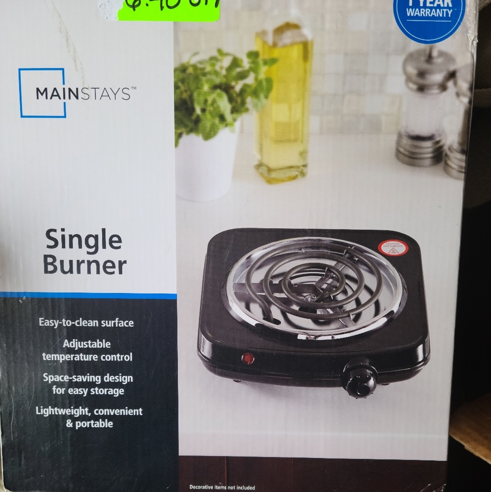 Gas burner.
